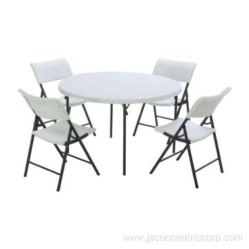 round folding garden table